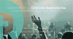 Desktop Screenshot of baptistkirke.dk