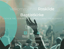 Tablet Screenshot of baptistkirke.dk